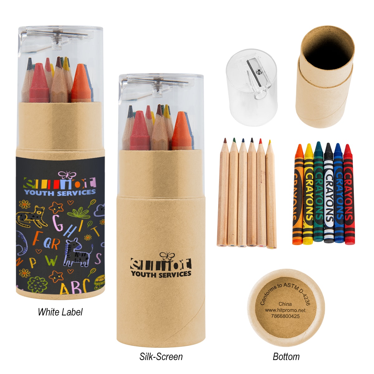 12 Piece Crayon and Pencil Set 1 12 Piece Crayon and Pencil Set