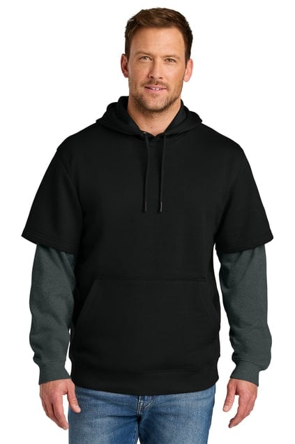 CornerStone® Tough Fleece Layered Hoodie 1 CornerStone® Tough Fleece Layered Hoodie