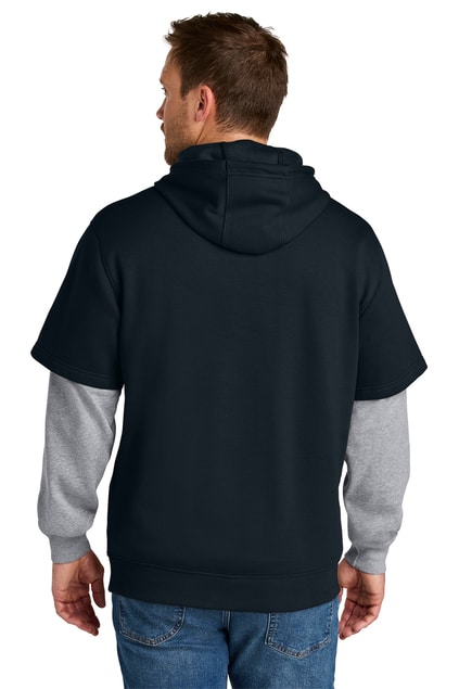 CornerStone® Tough Fleece Layered Hoodie 3 CornerStone® Tough Fleece Layered Hoodie - Image 3