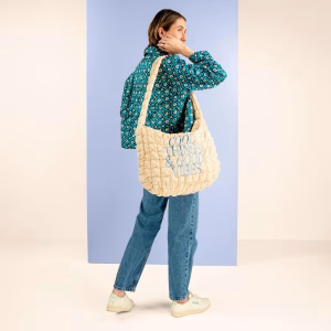 CARRYALL SHOULDER BAG - CLOUD QUILTED MATERIAL