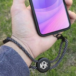 What's New 8 Phone Holder Wristlet w/ recycled cord