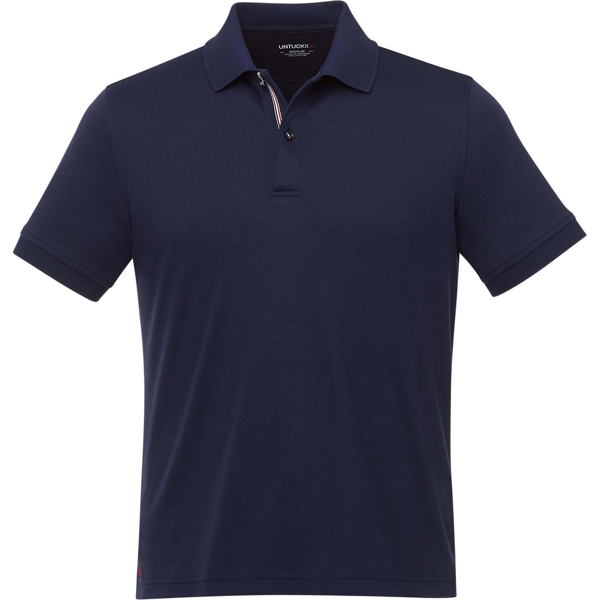 Men's UNTUCKit Damaschino Wrinkle-Free Short Sleeve Polo 2 Men's UNTUCKit Damaschino Wrinkle-Free Short Sleeve Polo - Image 2
