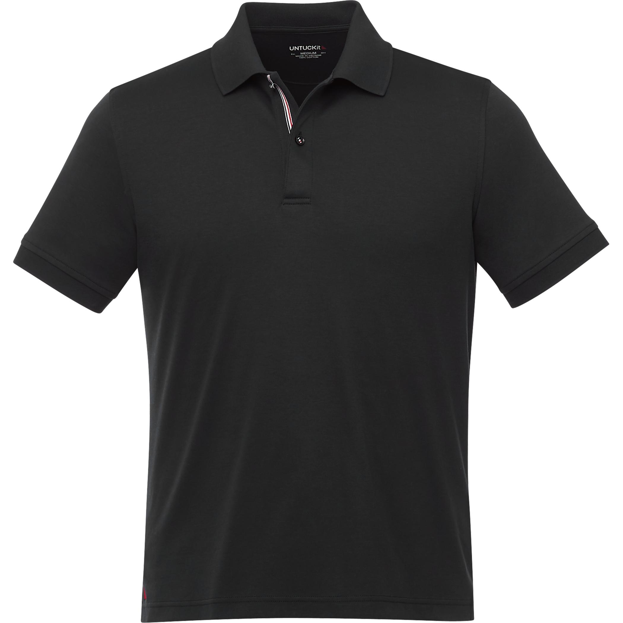 Men's UNTUCKit Damaschino Wrinkle-Free Short Sleeve Polo 3 Men's UNTUCKit Damaschino Wrinkle-Free Short Sleeve Polo - Image 3