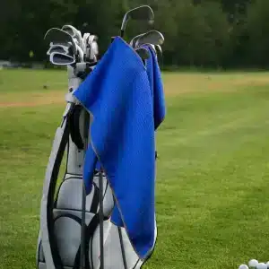 Fairway Slit rPET Waffle Golf Towel